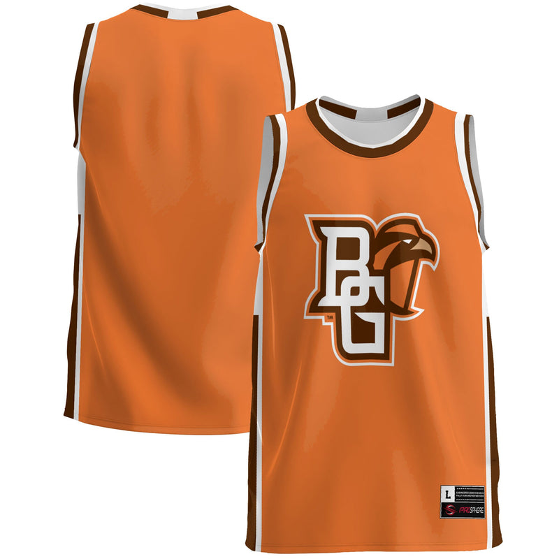 Bowling Green St. Falcons Basketball Jersey, Brown Sportswear Jersey Shirt, Sleeveless Athletic Tank Jersey, Casual Gift for Men, Style 4725945