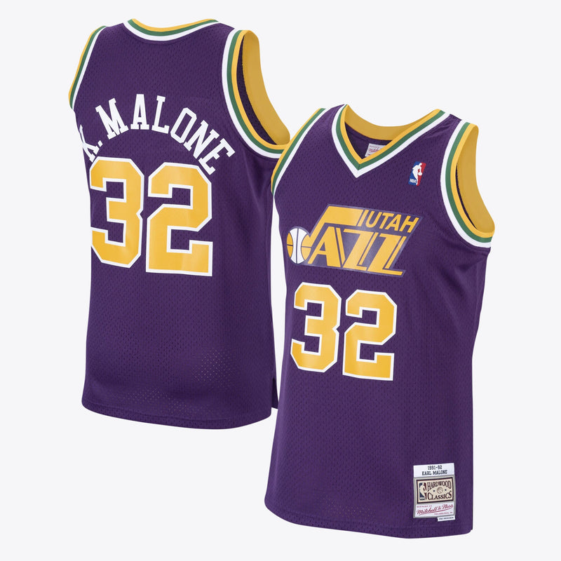 Utah Jazz Basketball Jersey, Purple Swingman Sportswear Jersey Shirt, Sleeveless Athletic Tank Jersey, Casual Gift for Men