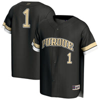 Purdue Boilermakers Baseball Jersey, Black Fashion Sportswear Jersey Shirt, Lightweight Breathable Athletic Jersey, Casual Gift for Men