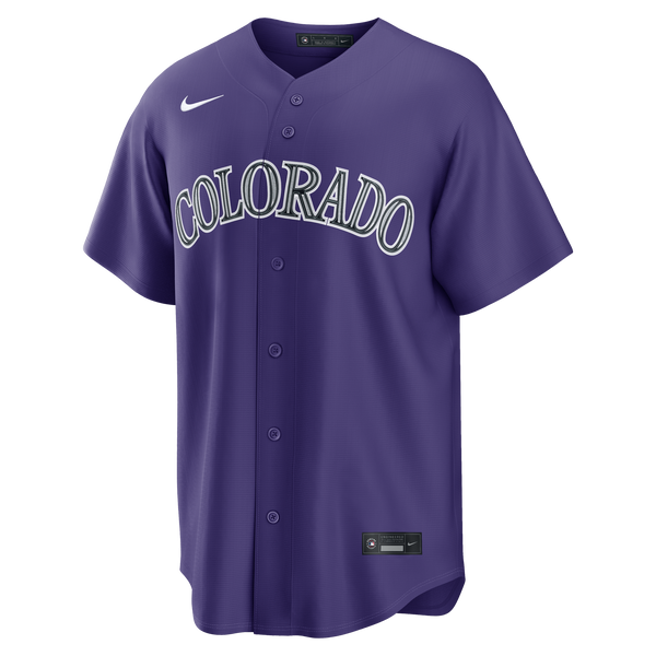 Colorado Rockies Kris Bryant Purple Alternate Replica Jersey