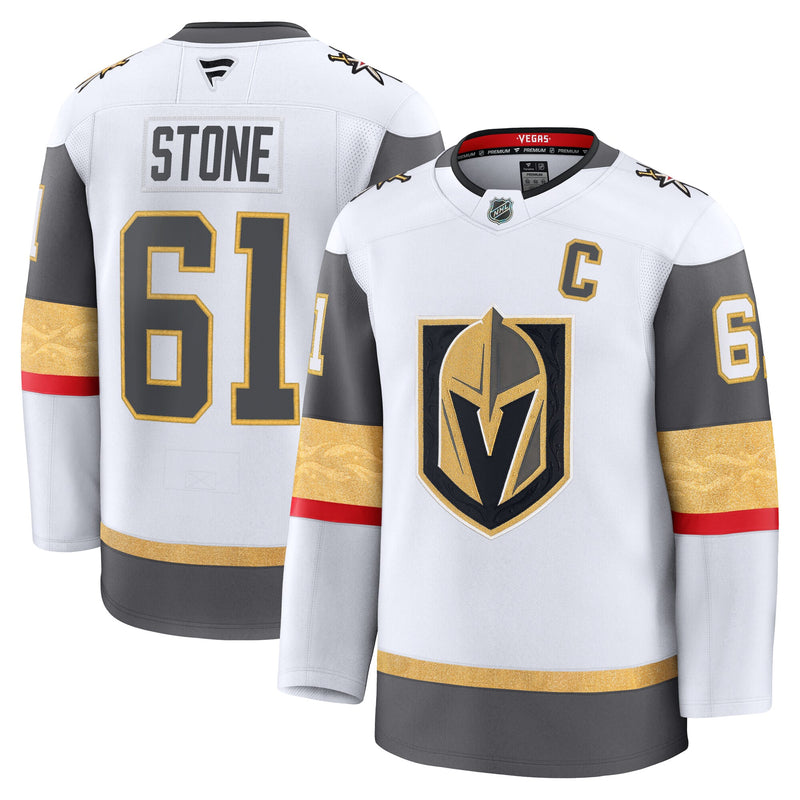 Mark Stone Vegas Golden Knights Hockey Jersey, White Premium Sportswear Jersey Shirt, Long Sleeve Hockey Sweater Jersey, Casual Gift for Men