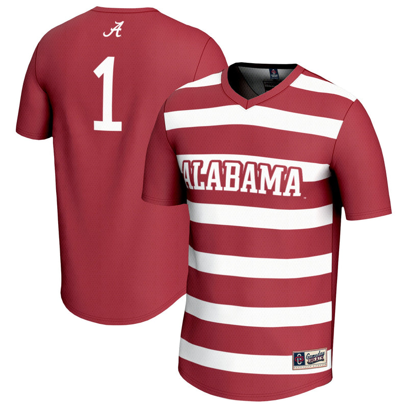 Alabama Crimson Tide Lightweight Soccer Jersey, Fashion Sportswear Jersey Shirt, Lightweight Breathable Athletic Jersey, Casual Gift for Men