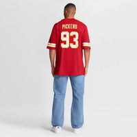 Zacch Pickens Kansas City Chiefs Football Jersey, Red Game Sportswear Jersey Shirt, Lightweight Breathable Athletic Jersey, Casual Gift for Men