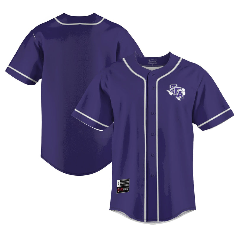 Stephen F Austin Lumberjacks Baseball Jersey, Purple Sportswear Jersey Shirt, Lightweight Breathable Athletic Jersey, Casual Gift for Men