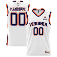 Virginia Cavaliers Basketball Jersey, White Sportswear Jersey Shirt, Sleeveless Athletic Tank Jersey, Casual Gift for Men