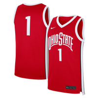 Ohio State Buckeyes Football Jersey, Scarlet Replica Sportswear Jersey Shirt, Lightweight Breathable Athletic Jersey, Casual Gift for Men