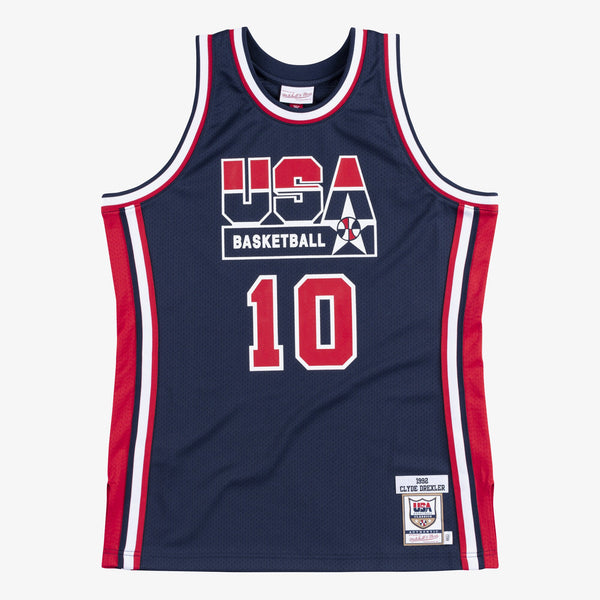 USA Basketball Authentic Jersey Clyde Drexler 1992