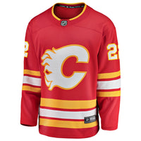 Ryan Strome Calgary Flames Hockey Jersey, Red Breakaway Home Sportswear Jersey Shirt, Long Sleeve Hockey Sweater Jersey, Casual Gift for Men