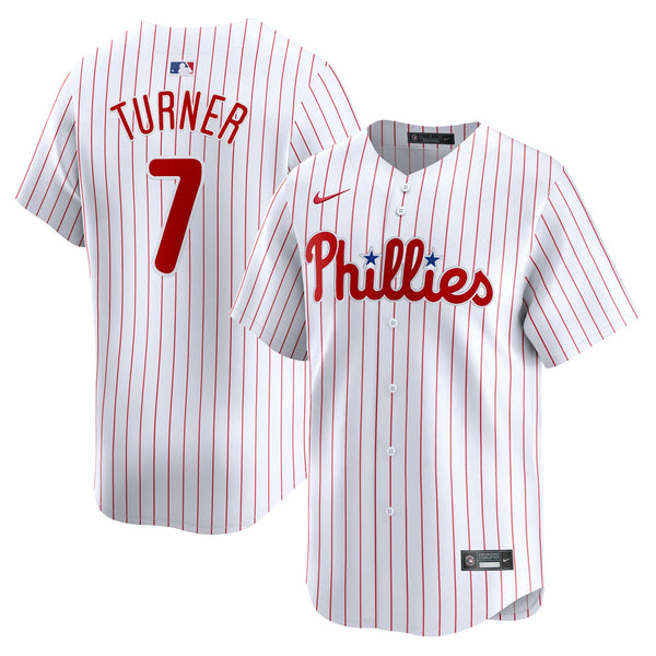 Philadelphia Phillies Trea Turner White Home Limited Player Jersey