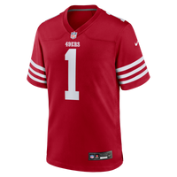 Number 1 Dad San Francisco 49ers Football Jersey, Scarlet Sportswear Jersey Shirt, Lightweight Breathable Athletic Jersey, Casual Gift for Men