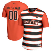 Oregon State Beavers Soccer Jersey, Orange/Black Fashion Sportswear Jersey Shirt, Lightweight Breathable Athletic Jersey, Casual Gift for Men
