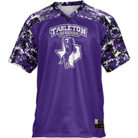 Tarleton State Texans Football Jersey, Purple Sportswear Jersey Shirt, Lightweight Breathable Athletic Jersey, Casual Gift for Men