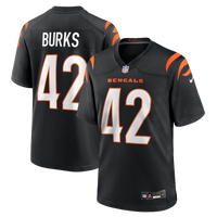 Oren Burks Cincinnati Bengals Football Jersey, Black Game Sportswear Jersey Shirt, Lightweight Breathable Athletic Jersey, Casual Gift for Men