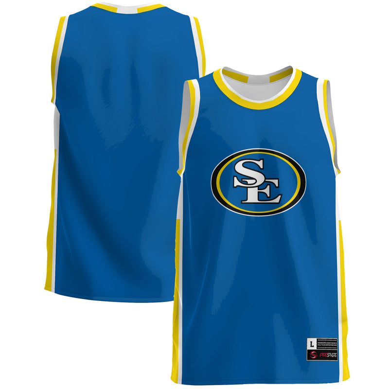 Southeastern Oklahoma State Savage Storm Basketball Jersey, Green Sportswear Jersey Shirt, Sleeveless Athletic Tank Jersey, Casual Gift for Men