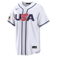 Joe Ryan USA Baseball Jersey, White Home Classic Sportswear Jersey Shirt, Lightweight Breathable Athletic Jersey, Casual Gift for Men