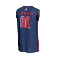 Arizona Wildcats Basketball Jersey, Navy Fashion Sportswear Jersey Shirt, Sleeveless Athletic Tank Jersey, Casual Gift for Men, Style 202287958
