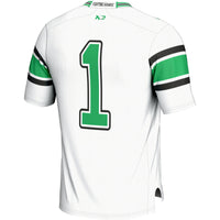 North Dakota Football Jersey, White Sportswear Jersey Shirt, Lightweight Breathable Athletic Jersey, Casual Gift for Men