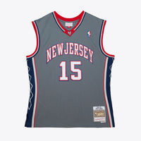 New Jersey Nets Basketball Jersey, Grey Authentic Alternate Sportswear Jersey Shirt, Sleeveless Athletic Tank Jersey, Casual Gift for Men