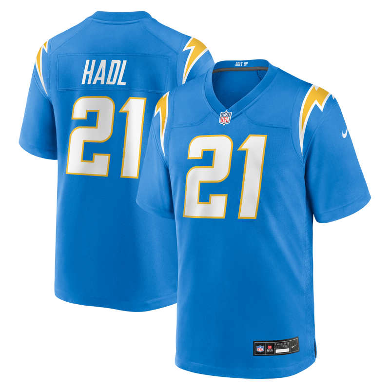 John Hadl Los Angeles Chargers Football Jersey, Powder Blue Sportswear Jersey Shirt, Lightweight Breathable Athletic Jersey, Casual Gift for Men