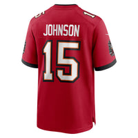 Tez Johnson Tampa Bay Buccaneers Football Jersey, Red Game Sportswear Jersey Shirt, Lightweight Breathable Athletic Jersey, Casual Gift for Men