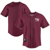 Southern Illinois Salukis Baseball Jersey, Maroon Sportswear Jersey Shirt, Lightweight Breathable Athletic Jersey, Casual Gift for Men
