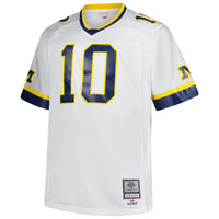 Michigan Wolverines Football Jersey, White Sportswear Jersey Shirt, Lightweight Breathable Athletic Jersey, Casual Gift for Men, Style 202579712