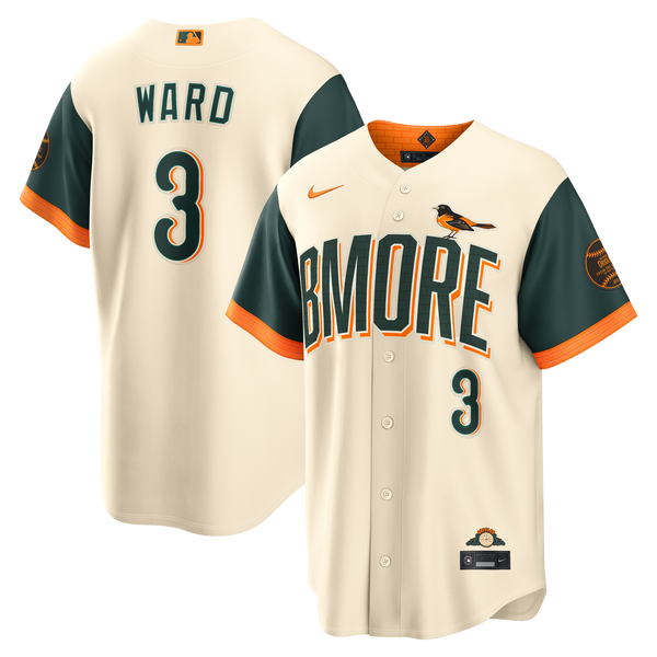 Baltimore Orioles Taylor Ward Cream 2026 City Connect Stadium Jersey