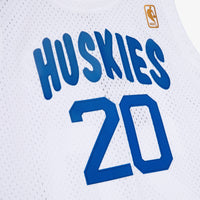 Toronto Huskies Basketball Jersey, White Authentic Swingman Sportswear Jersey Shirt, Sleeveless Athletic Tank Jersey, Casual Gift for Men