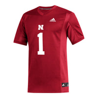 Nebraska Huskers Football Jersey, Scarlet Replica Sportswear Jersey Shirt, Lightweight Breathable Athletic Jersey, Casual Gift for Men