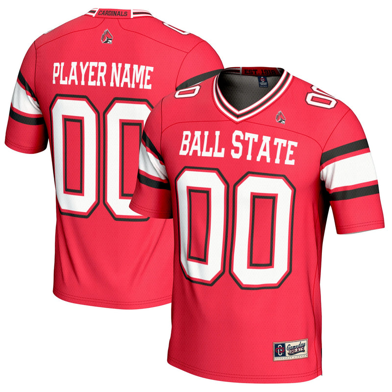 Ball State Cardinals Football Jersey, Sportswear Jersey Shirt, Lightweight Breathable Athletic Jersey, Casual Gift for Men, Style 5183395