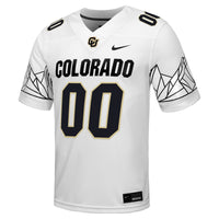 Colorado Buffaloes Football Jersey, White Sportswear Jersey Shirt, Lightweight Breathable Athletic Jersey, Casual Gift for Men, Style 202008492