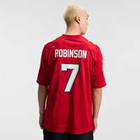 Bijan Robinson Atlanta Falcons Football Jersey, Red Game Sportswear Jersey Shirt, Lightweight Breathable Athletic Jersey, Casual Gift for Men