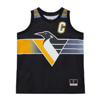 Mario Lemieux Pittsburgh Penguins Basketball Jersey, Black Fashion Sportswear Jersey Shirt, Sleeveless Athletic Tank Jersey, Casual Gift for Men