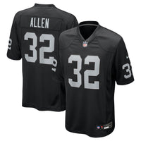 Marcus Allen Las Vegas Raiders Football Jersey, Black Game Sportswear Jersey Shirt, Lightweight Breathable Athletic Jersey, Casual Gift for Men