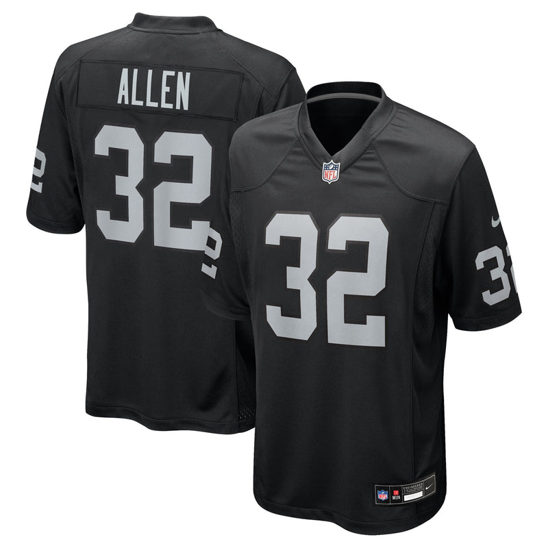 Marcus Allen Las Vegas Raiders Football Jersey, Black Game Sportswear Jersey Shirt, Lightweight Breathable Athletic Jersey, Casual Gift for Men