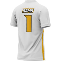 VCU Rams Soccer Jersey, White Fashion Lightweight Sportswear Jersey Shirt, Lightweight Breathable Athletic Jersey, Casual Gift for Men