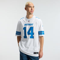 Amon-Ra St. Brown Detroit Lions Football Jersey, White Game Sportswear Jersey Shirt, Lightweight Breathable Athletic Jersey, Casual Gift for Men
