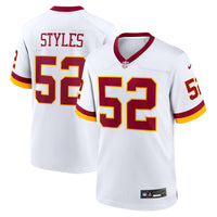 Sonny Styles Washington Commanders Football Jersey, White Sportswear Jersey Shirt, Lightweight Breathable Athletic Jersey, Casual Gift for Men