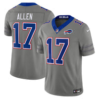Josh Allen Buffalo Bills Football Jersey, Gray Limited Sportswear Jersey Shirt, Lightweight Breathable Athletic Jersey, Casual Gift for Men