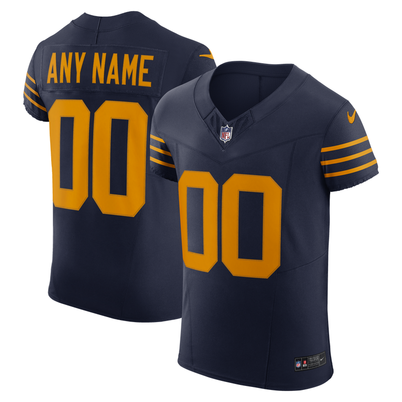 Green Bay Packers Football Jersey, Navy Elite Alternate Sportswear Jersey Shirt, Lightweight Breathable Athletic Jersey, Casual Gift for Men