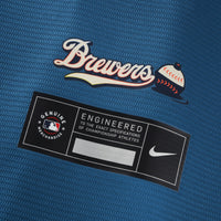 Jackson Chourio Milwaukee Brewers Baseball Jersey, Blue Sportswear Jersey Shirt, Lightweight Breathable Athletic Jersey, Casual Gift for Men