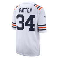 Walter Payton Chicago Bears Football Jersey, White Game Sportswear Jersey Shirt, Lightweight Breathable Athletic Jersey, Casual Gift for Men