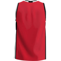 Winston-Salem State Rams Basketball Jersey, Red Lightweight Sportswear Jersey Shirt, Sleeveless Athletic Tank Jersey, Casual Gift for Men