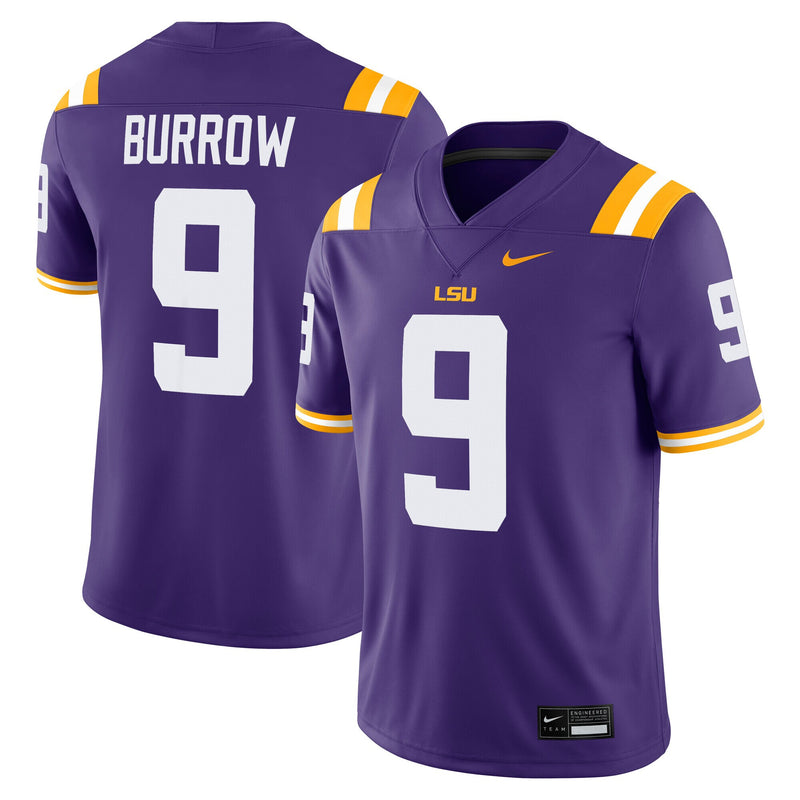 LSU Tigers Alumni Football Jersey, Purple Sportswear Jersey Shirt, Lightweight Breathable Athletic Jersey, Casual Gift for Men, Style 200894532