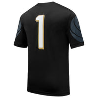 UCF Knights Football Jersey, Black Game Sportswear Jersey Shirt, Lightweight Breathable Athletic Jersey, Casual Gift for Men, Style 203182820