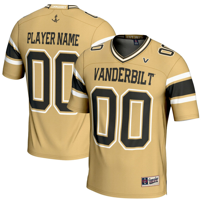Vanderbilt Commodores Football Jersey, Sportswear Jersey Shirt, Lightweight Breathable Athletic Jersey, Casual Gift for Men, Style 200447664