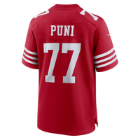 Dominick Puni San Francisco 49ers Football Jersey, Scarlet Sportswear Jersey Shirt, Lightweight Breathable Athletic Jersey, Casual Gift for Men