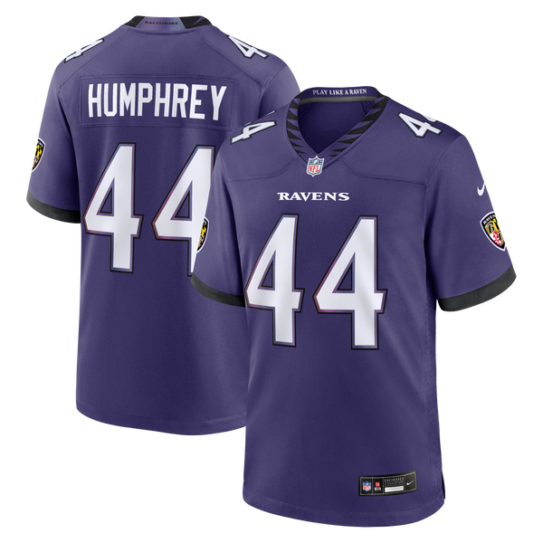 Baltimore Ravens Marlon Humphrey Purple Team Game Jersey