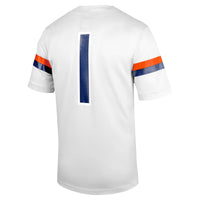 Virginia Cavaliers Football Jersey, White Sportswear Jersey Shirt, Lightweight Breathable Athletic Jersey, Casual Gift for Men, Style 201905498