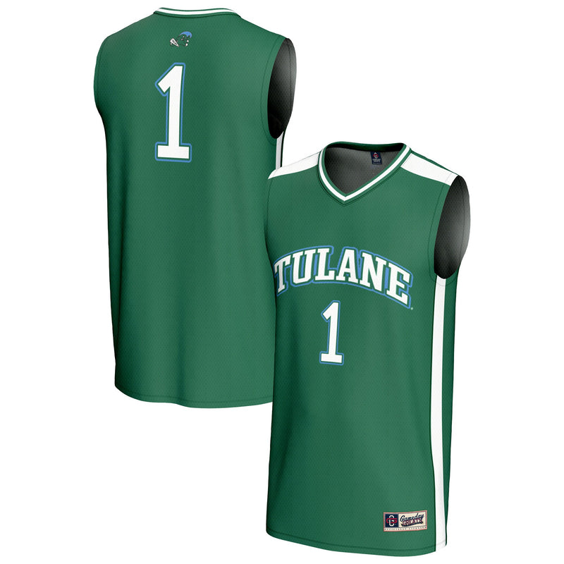 Tulane Green Wave Basketball Jersey, Fashion Lightweight Sportswear Jersey Shirt, Sleeveless Athletic Tank Jersey, Casual Gift for Men